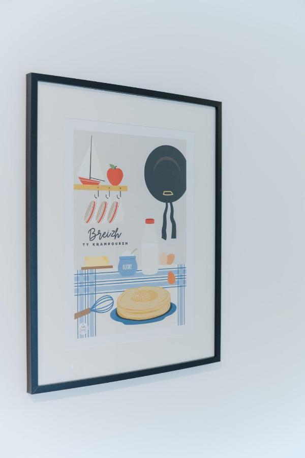 Ty Melen - Charmante Maison Bretonne Proche Mer Plouguerneau Bagian luar foto