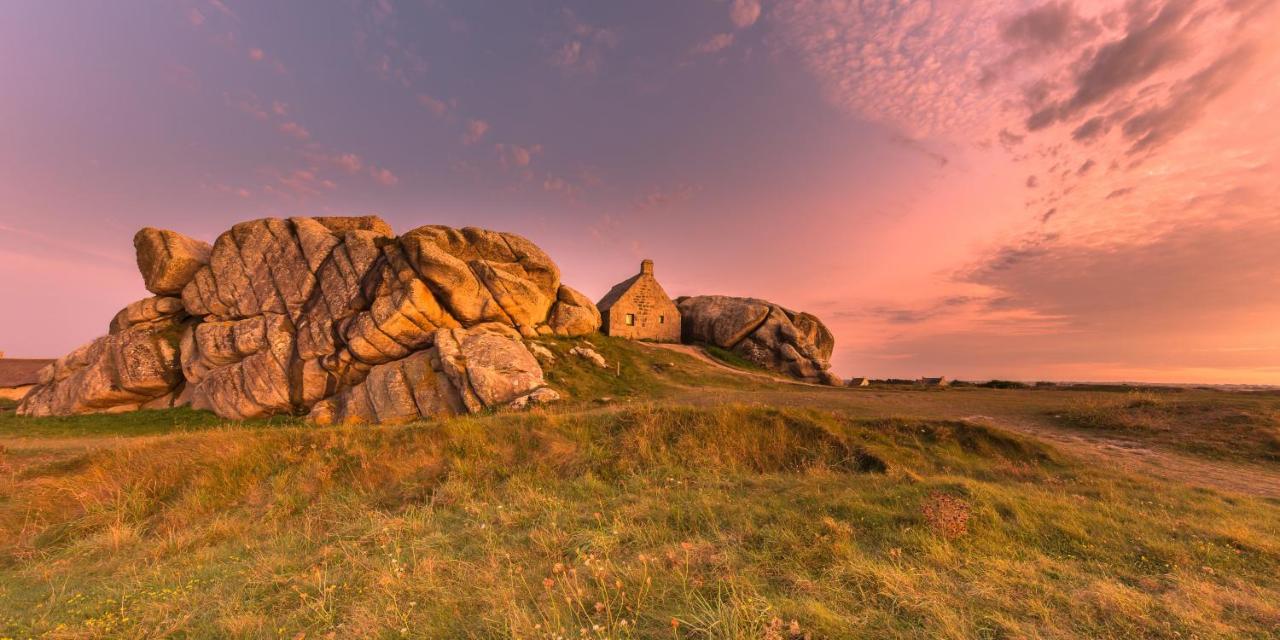 Ty Melen - Charmante Maison Bretonne Proche Mer Plouguerneau Bagian luar foto