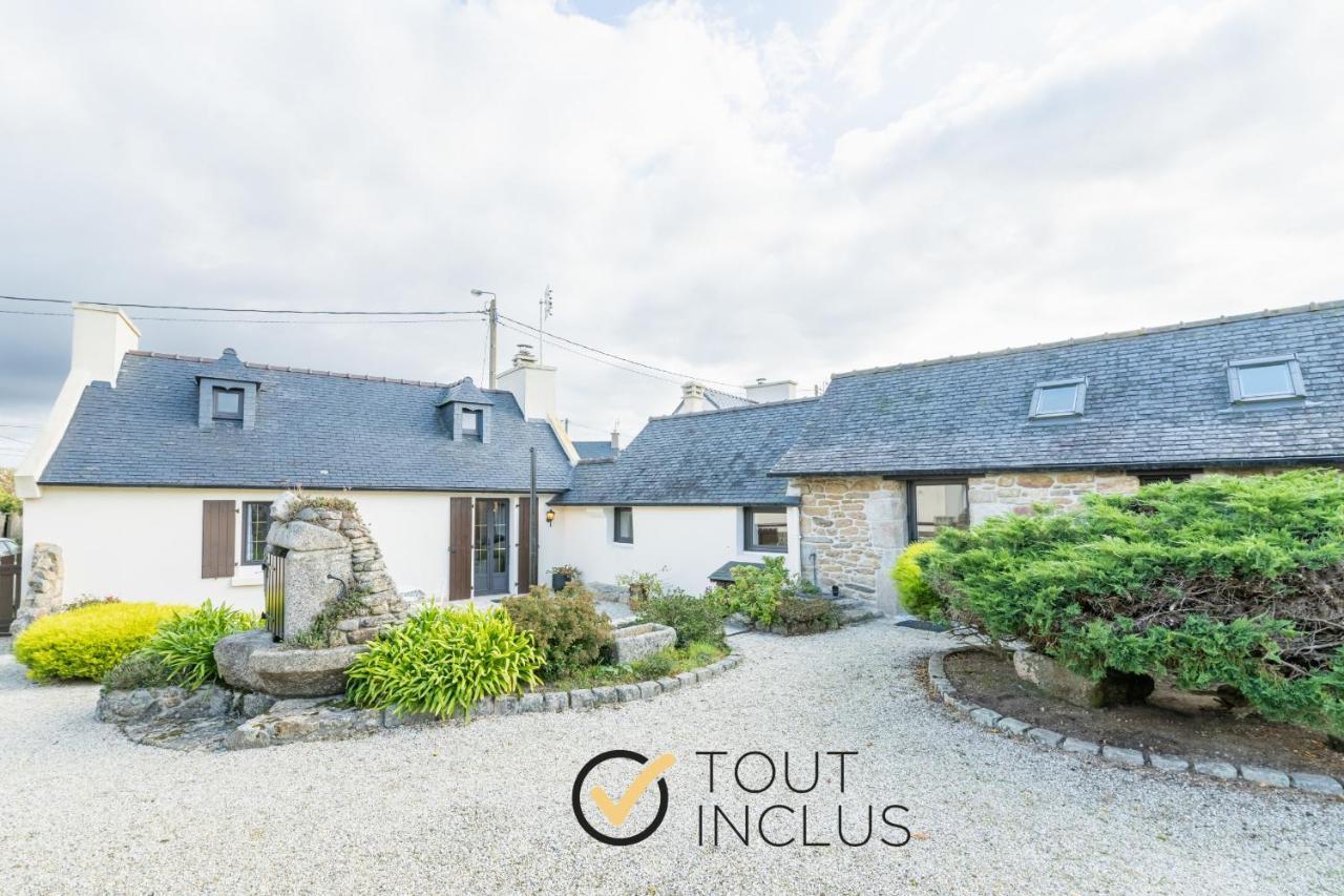 Ty Melen - Charmante Maison Bretonne Proche Mer Plouguerneau Bagian luar foto