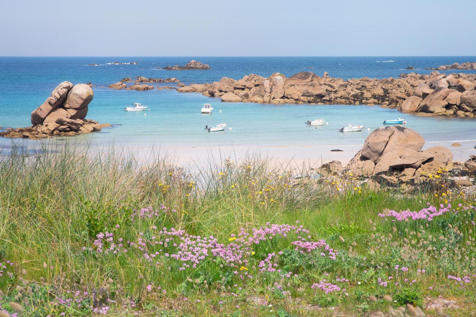Ty Melen - Charmante Maison Bretonne Proche Mer Plouguerneau Bagian luar foto